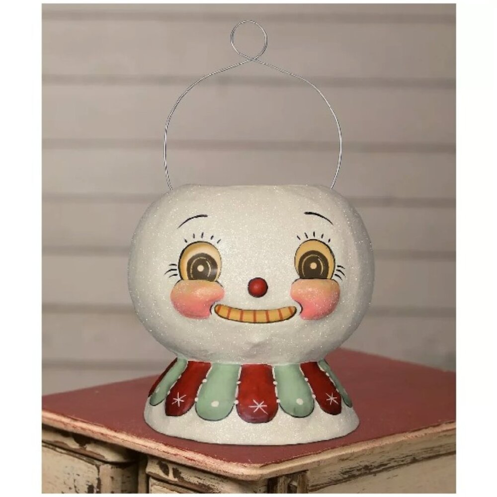 Johanna Parker Bethany Lowe Christmas Minty Beau Snow Glow Lantern Bucket